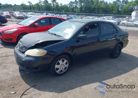 2006 Toyota Corolla Ce из США, поврежденный, VIN 1NXBR32E76Z725097